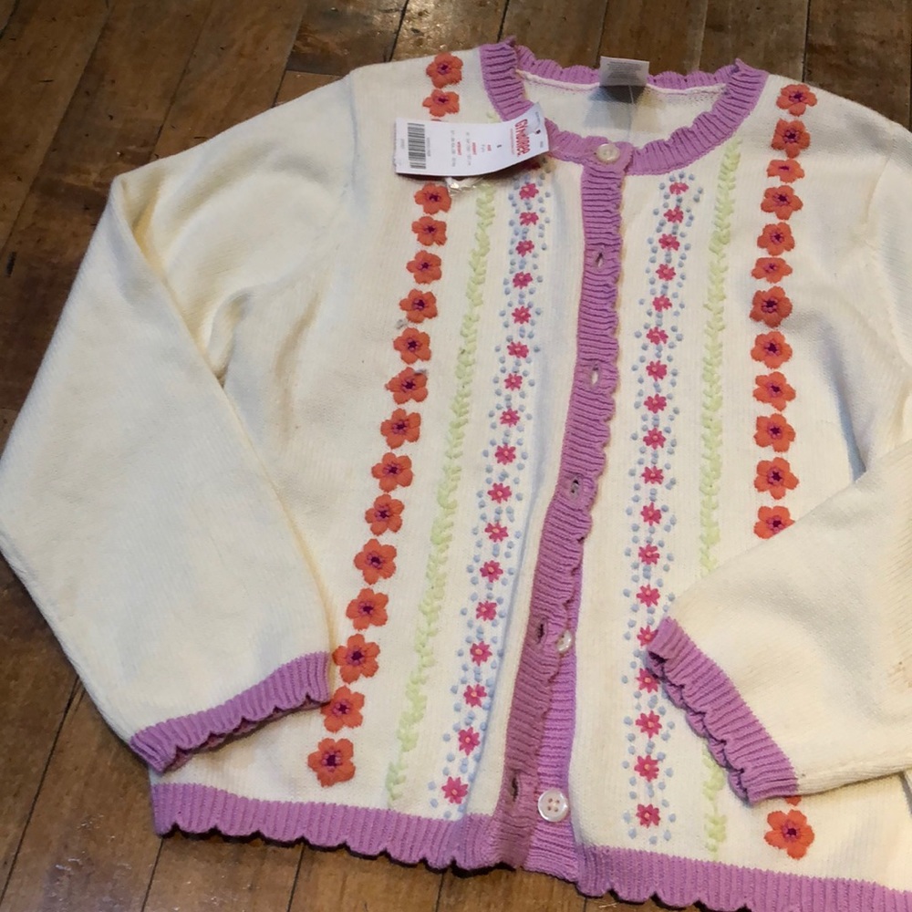 Gymboree cotton embroidered sweater